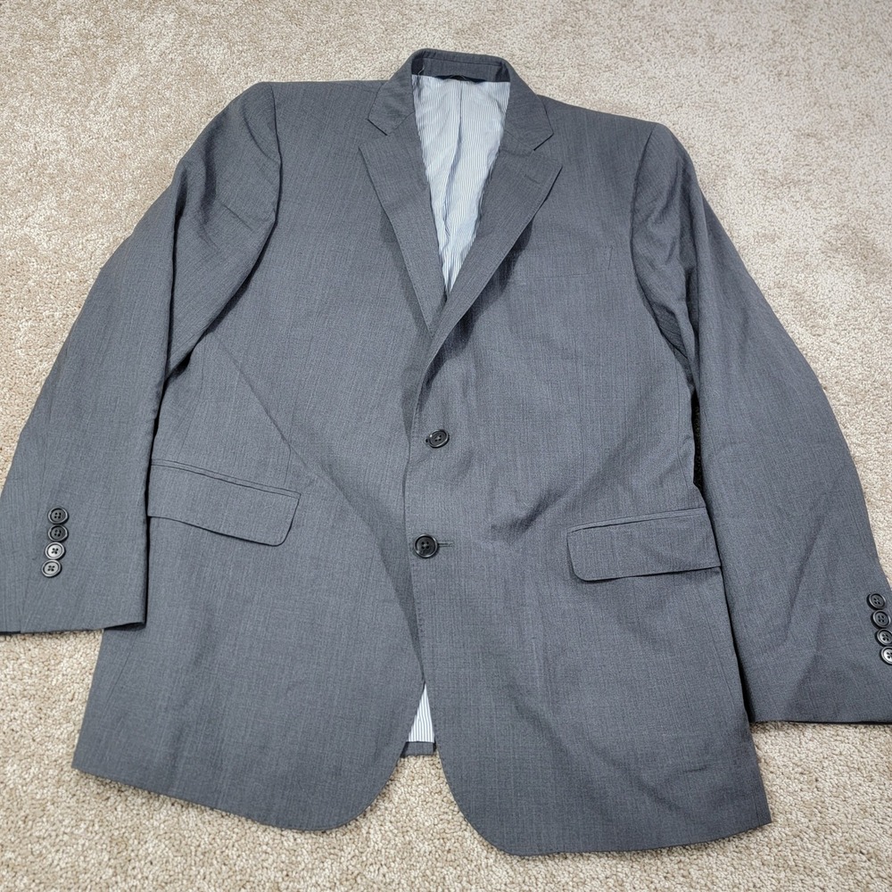 Brooks Brothers Explorer Regent Fit Mens Gray Suit Jacket Blazer Size 43 Regular